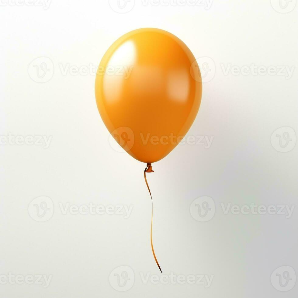 Tethered Balloon on white background. Generative AI photo