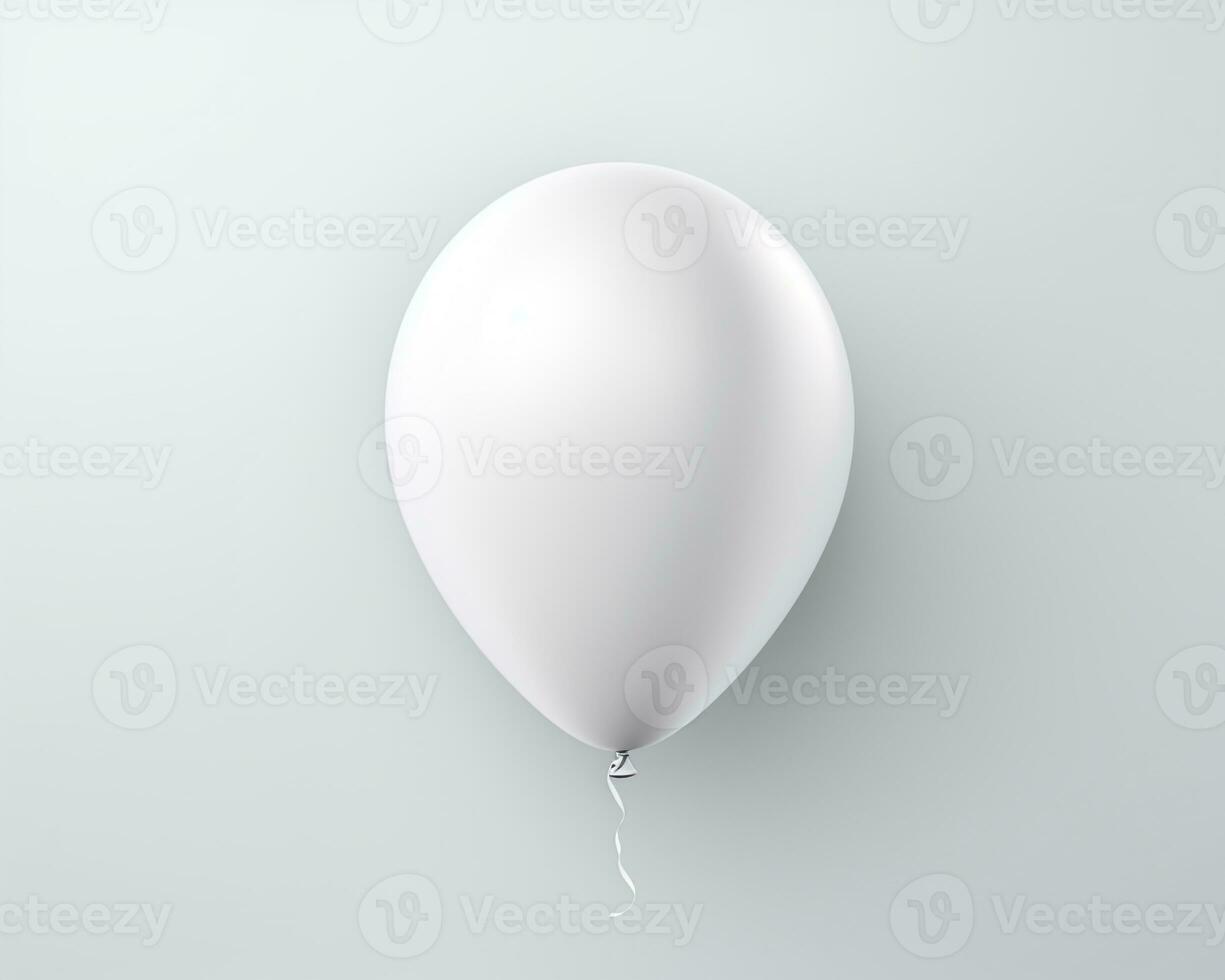 Special Shape Balloon on white background. Generative AI photo