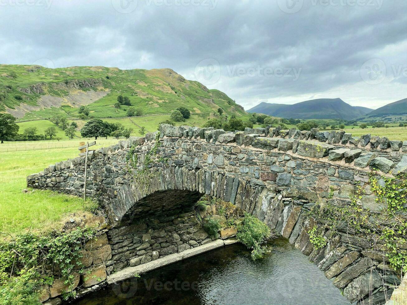 A view of the Lake District near Grasmere photo