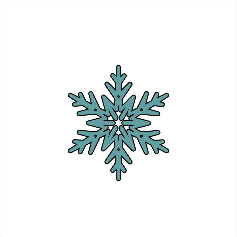 Snow icon vector