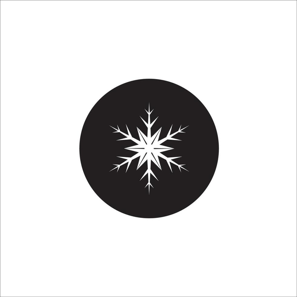 Snow icon vector