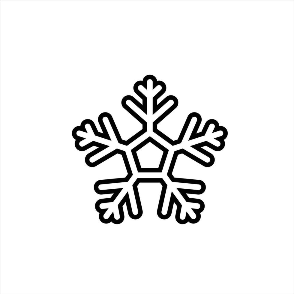 nieve icono vector