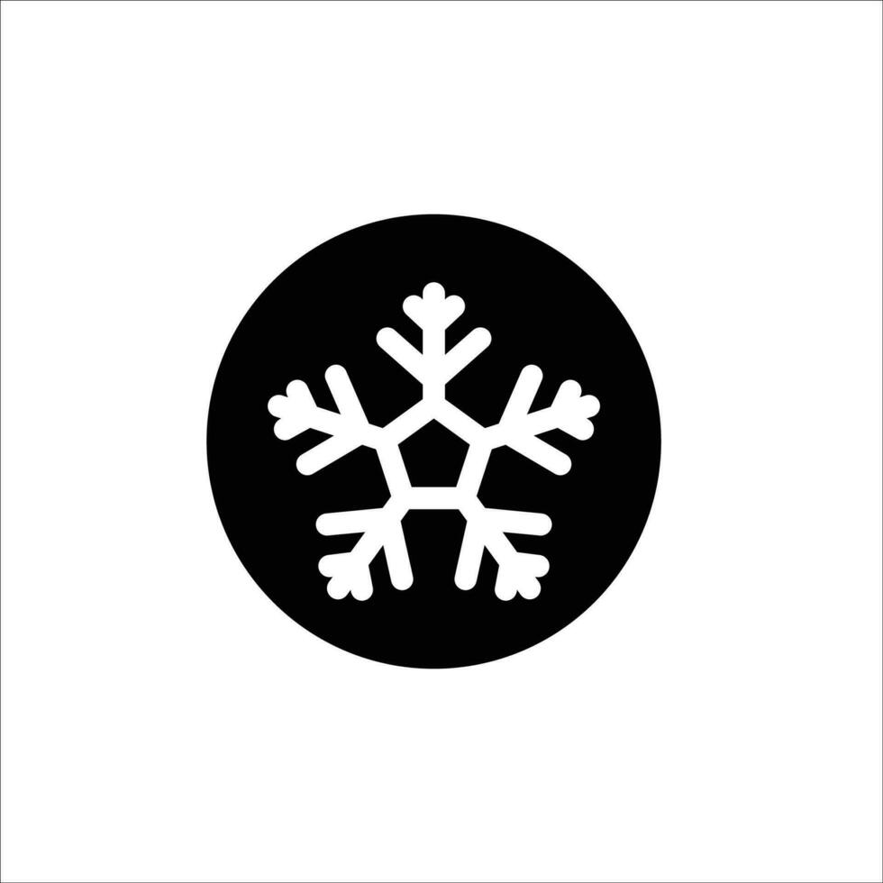 Snow icon vector