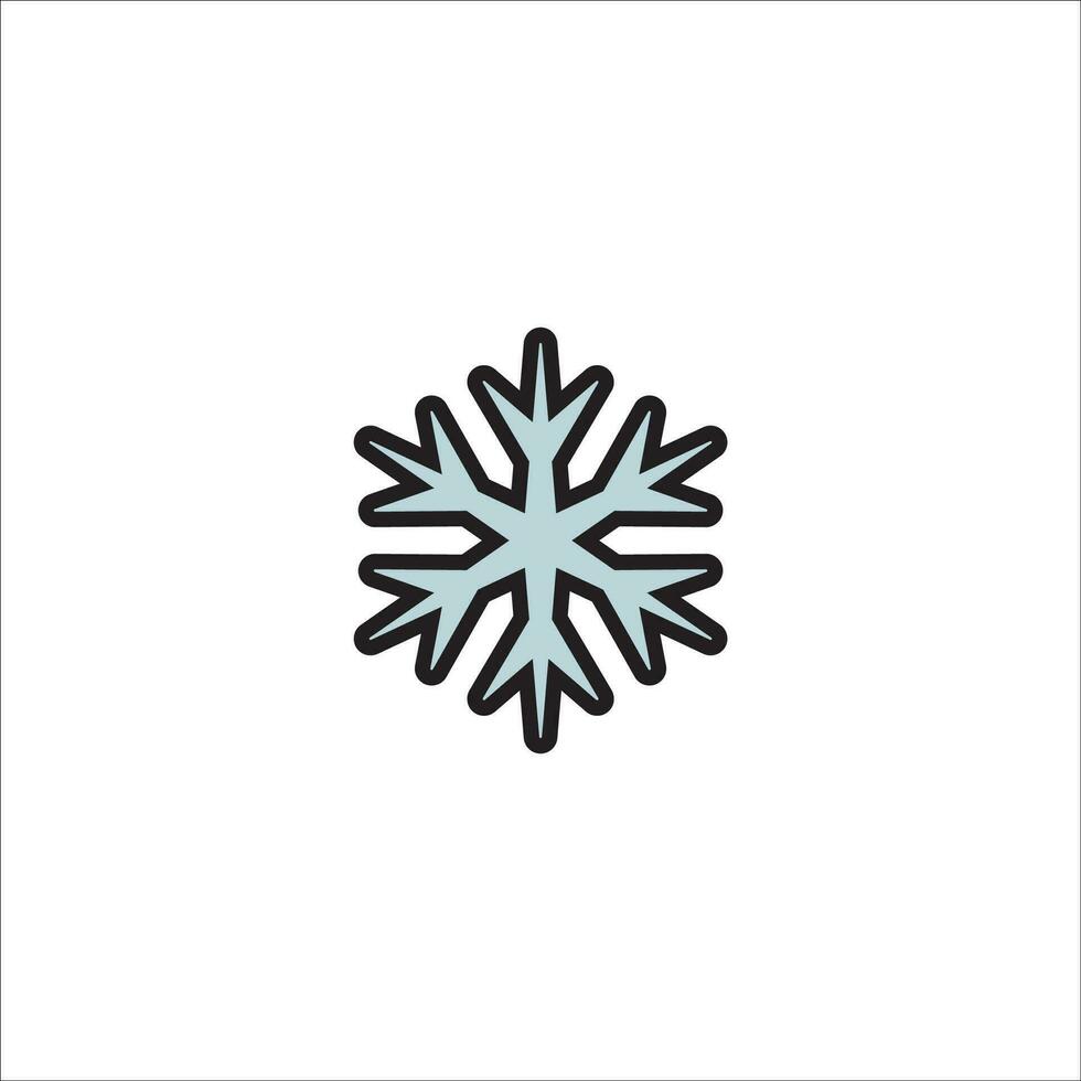 Snow icon vector