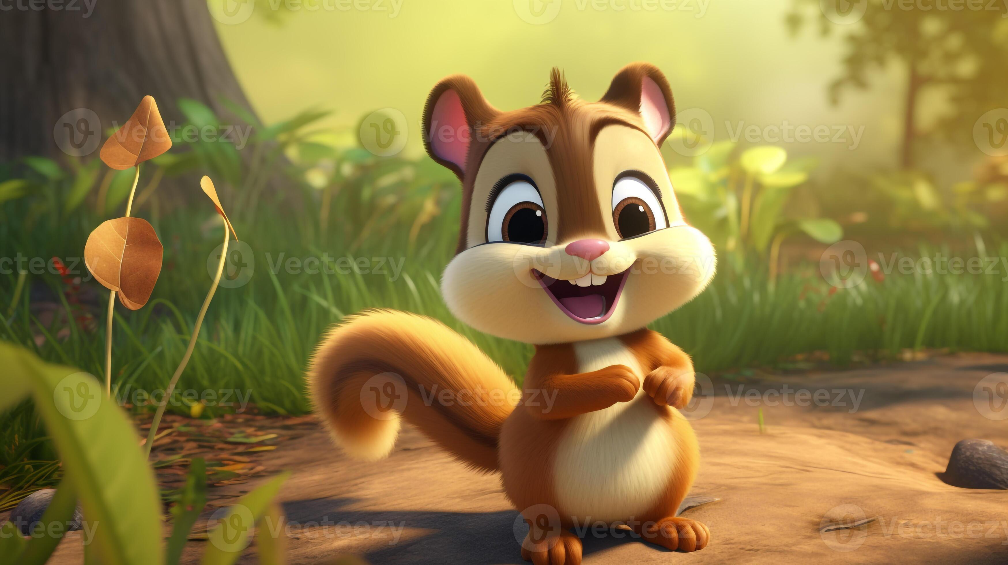 a cute little Lynx in Disney cartoon style. Generative AI 32876089 Stock  Photo at Vecteezy