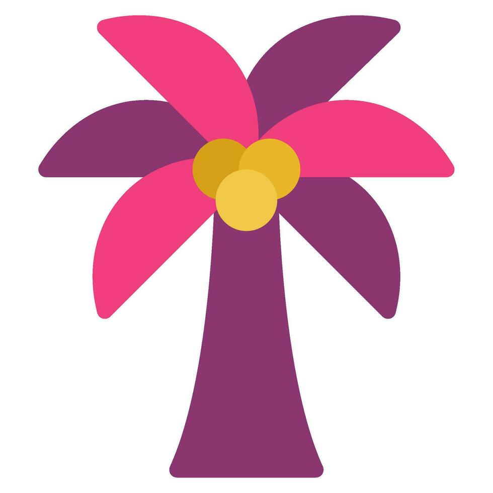 Palm Tree Icon illustration, for uiux, web, app, infographic, etc vector