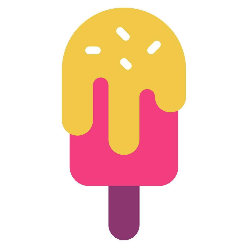 Popsicle Icon illustration, for uiux, web, app, infographic, etc vector