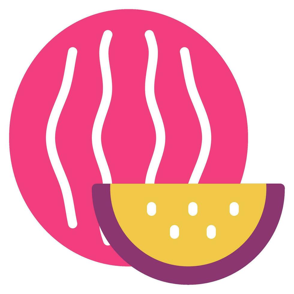 Watermelon Icon illustration, for uiux, web, app, infographic, etc vector