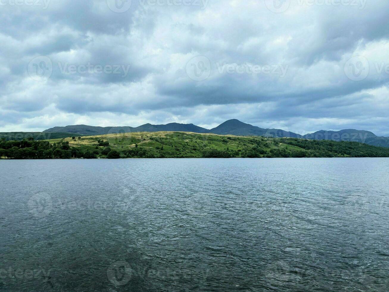 A view of Coniston Water in the Lake District photo