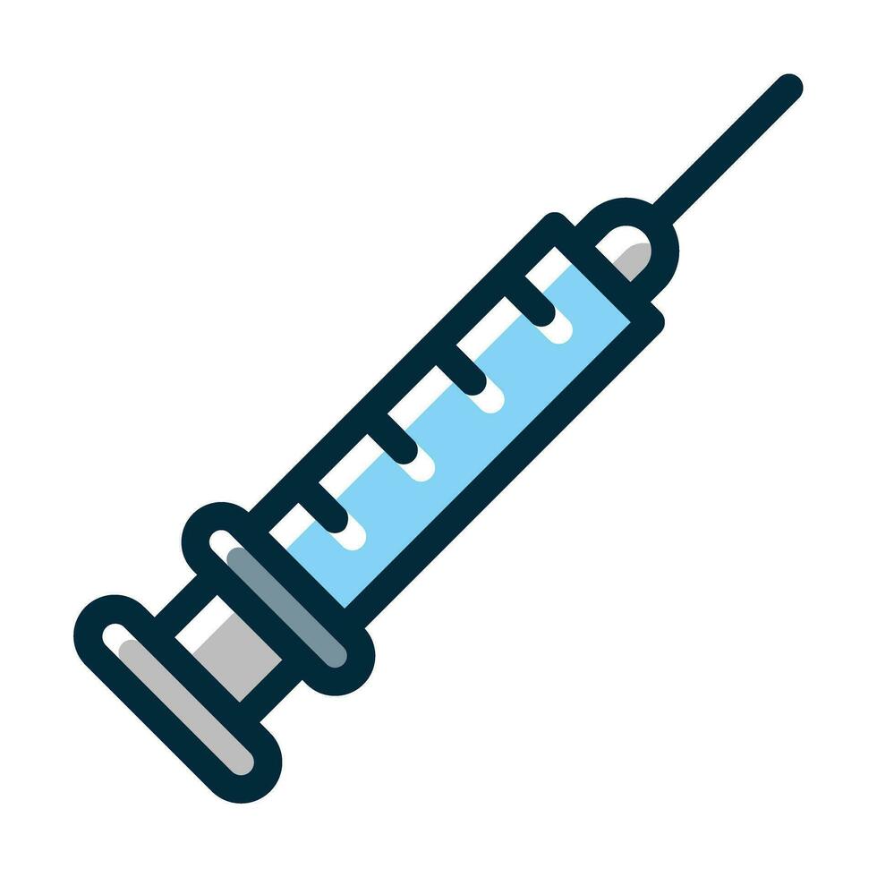 Injection Vector Thick Line Filled Dark Colors Icons For Personal And Commercial Use.