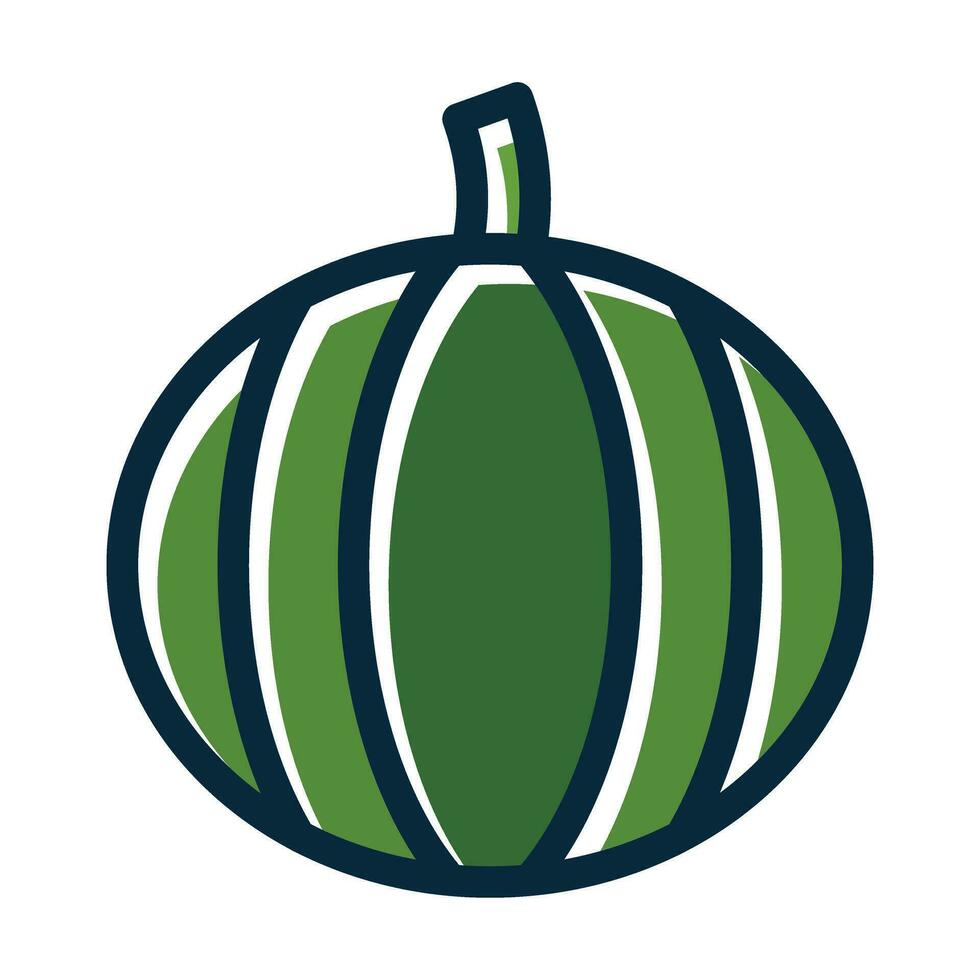 Gem Squash Vector Thick Line Filled Dark Colors Icons For Personal And Commercial Use.