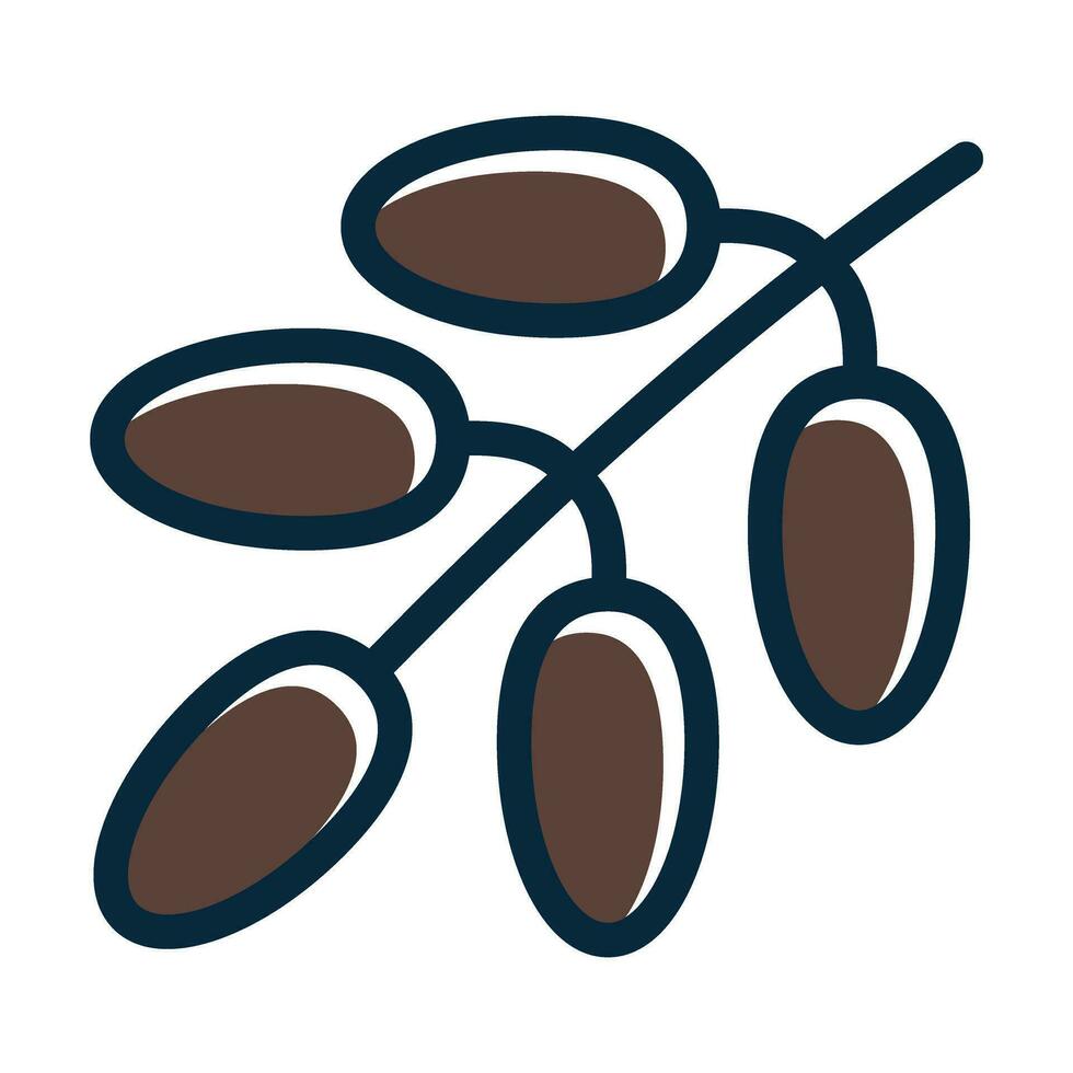 Dates Vector Thick Line Filled Dark Colors Icons For Personal And Commercial Use.