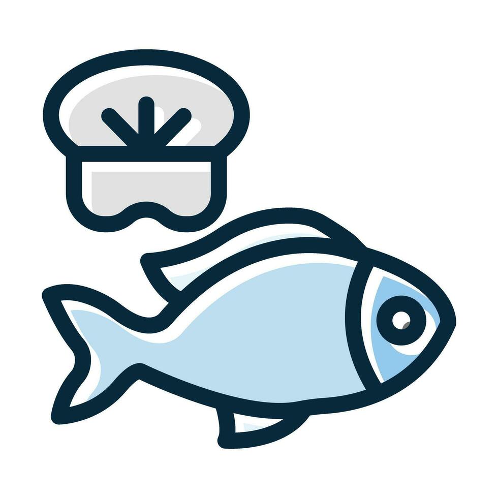 Seafood Vector Thick Line Filled Dark Colors Icons For Personal And Commercial Use.