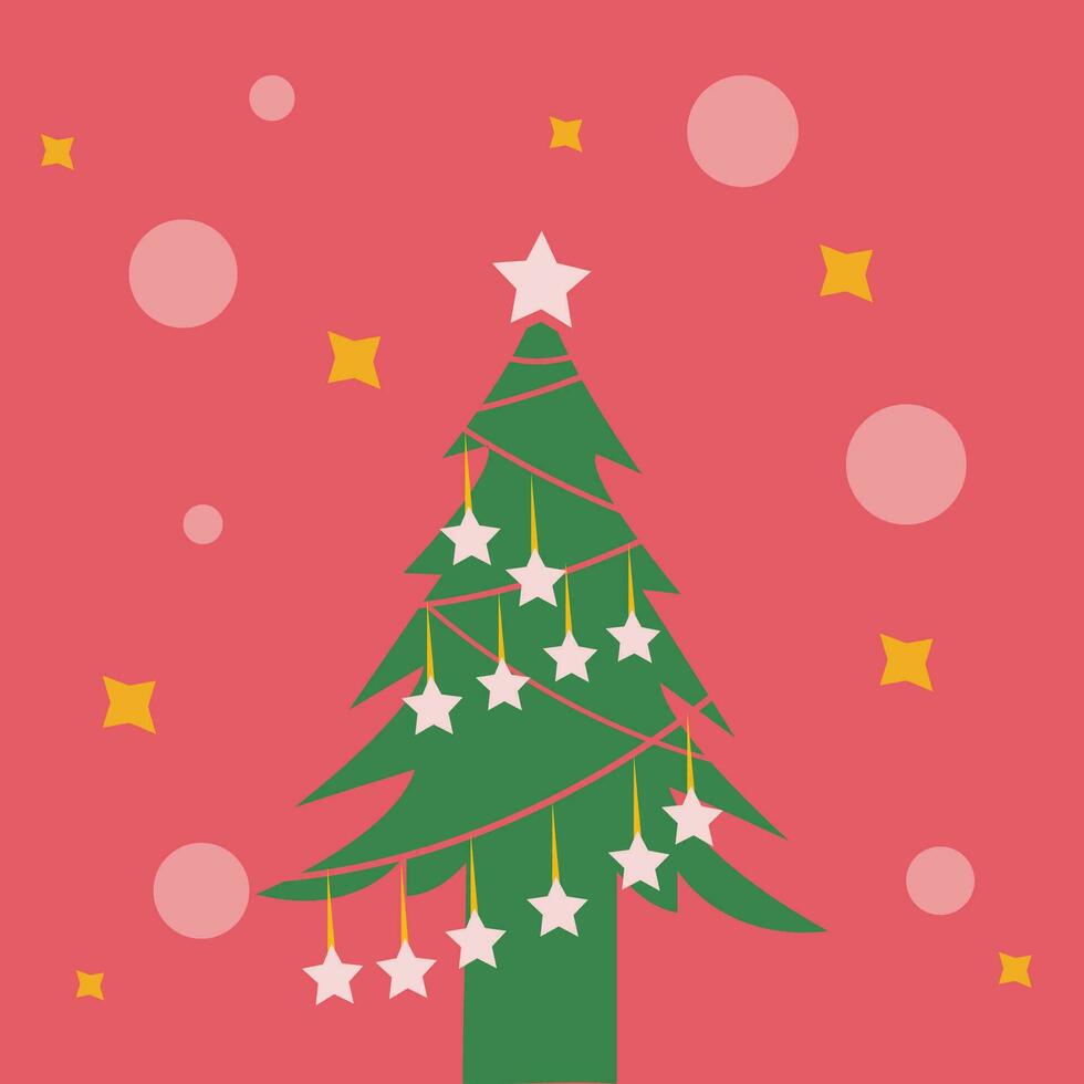 Merry Christmas vector design for background, poster, card.