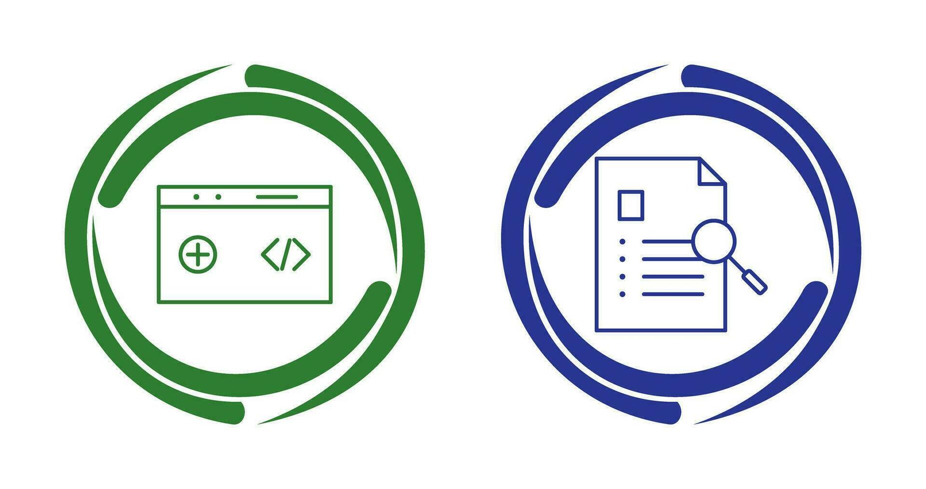 clean code and case study Icon vector