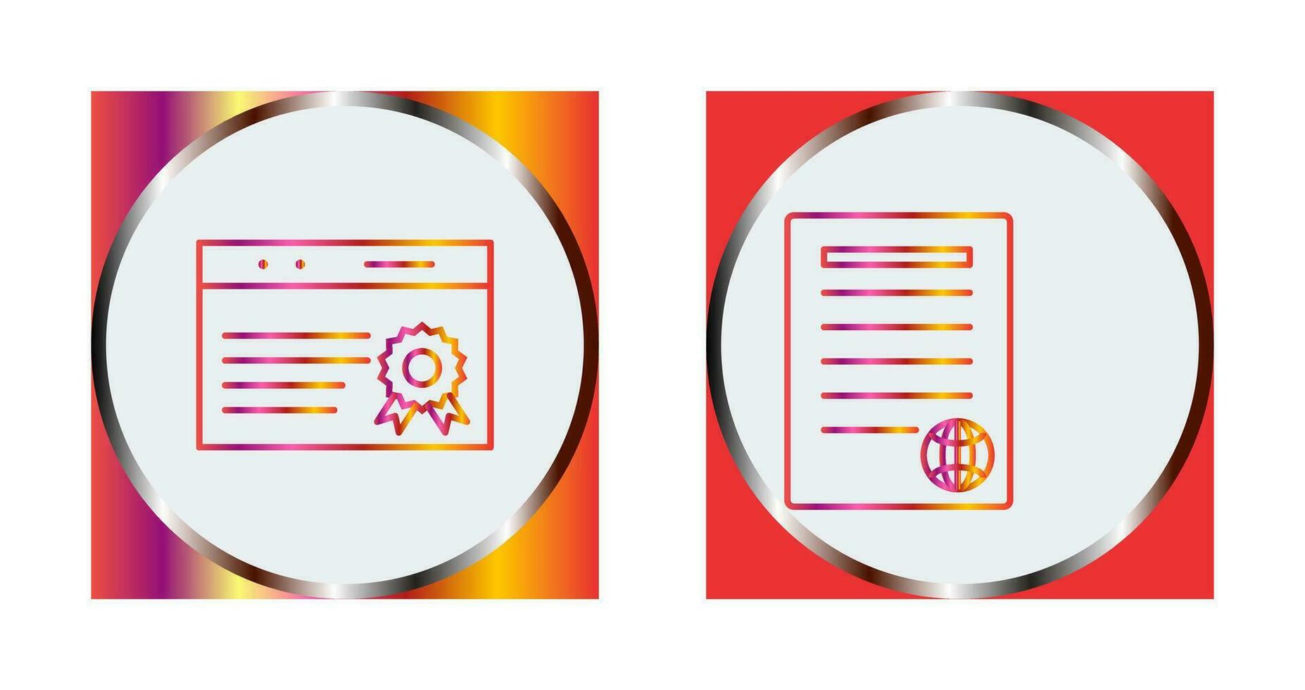 quality assurance and press release Icon vector