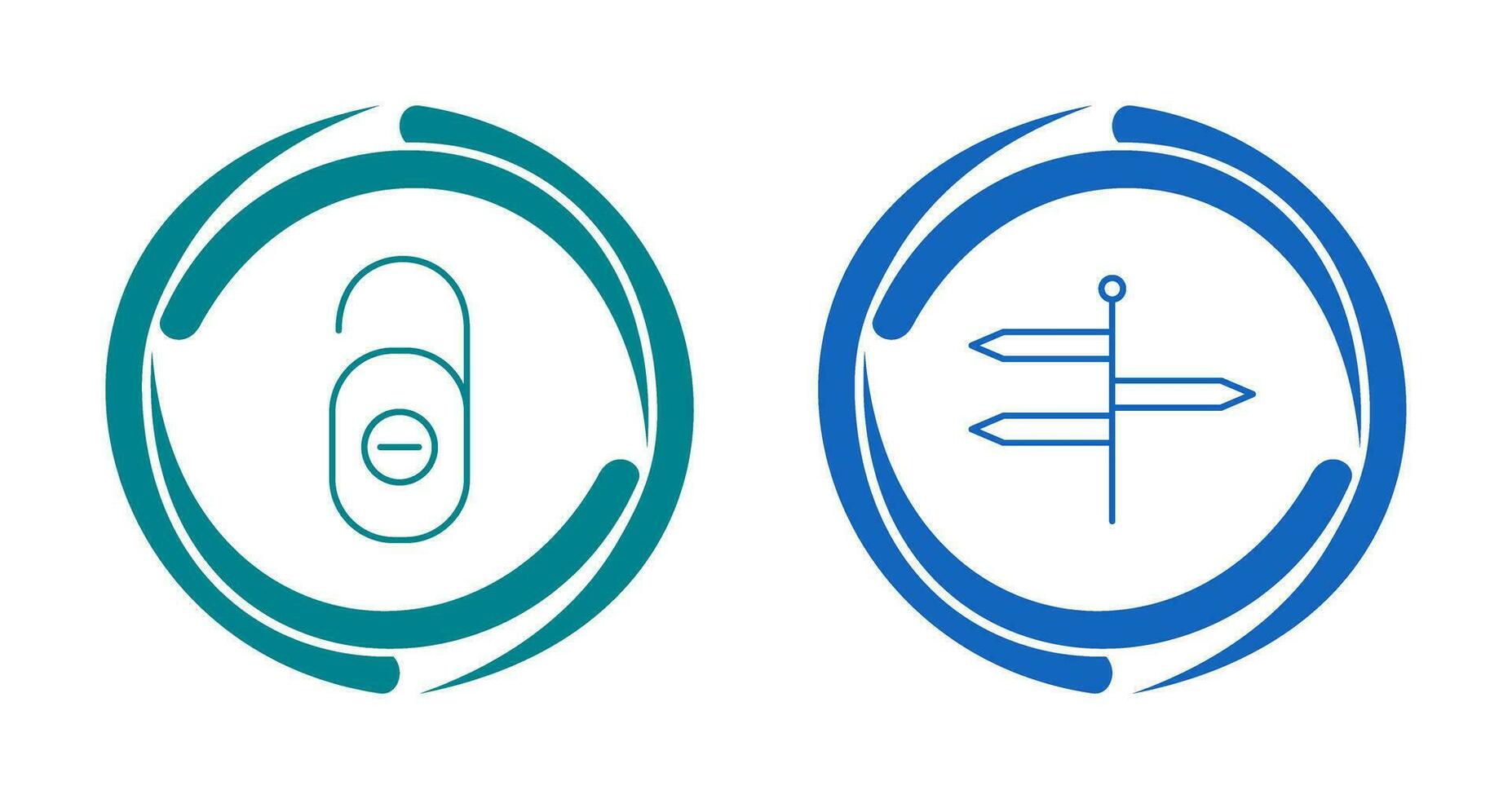 do not disturb and directions  Icon vector