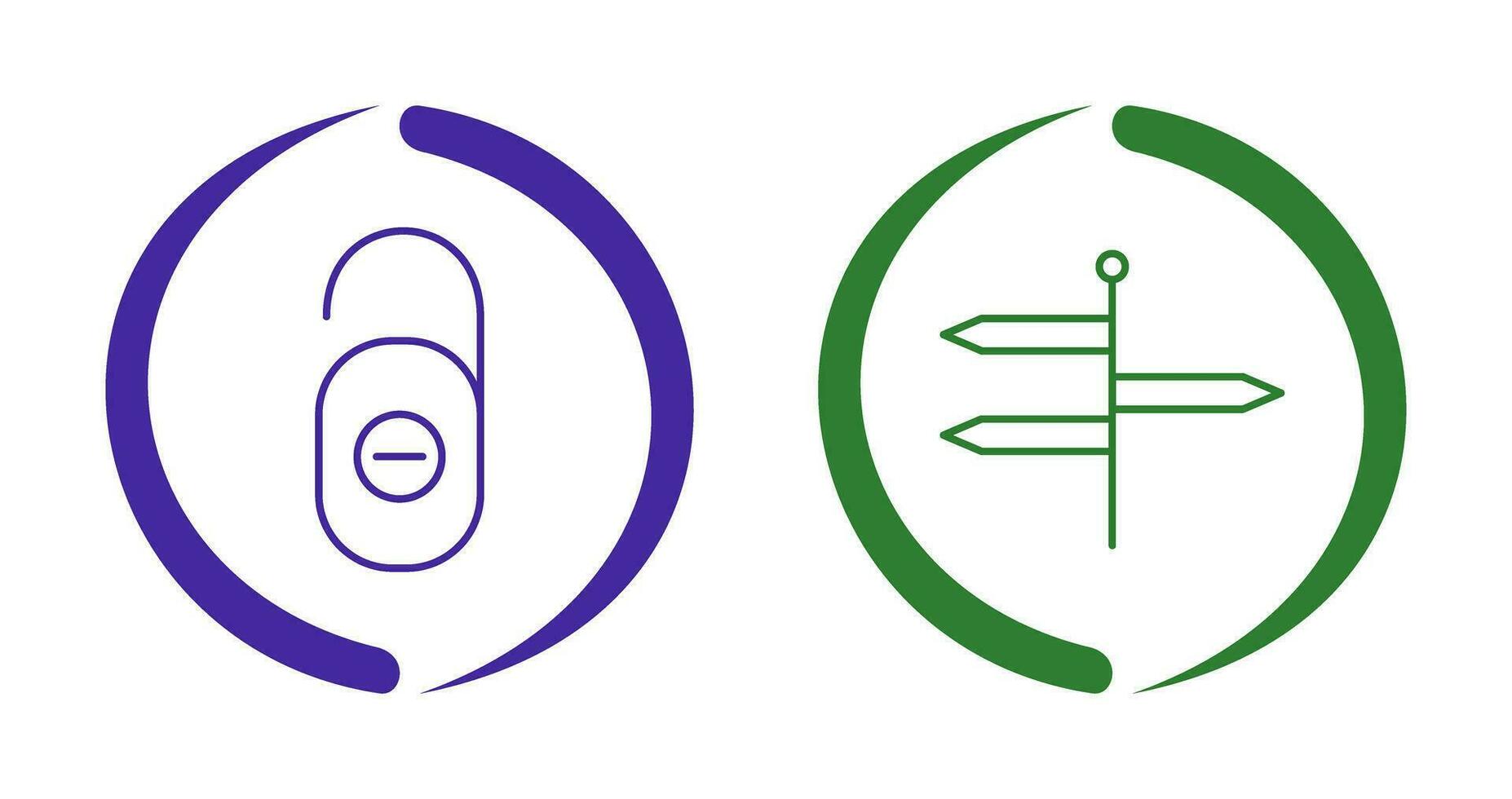 do not disturb and directions  Icon vector