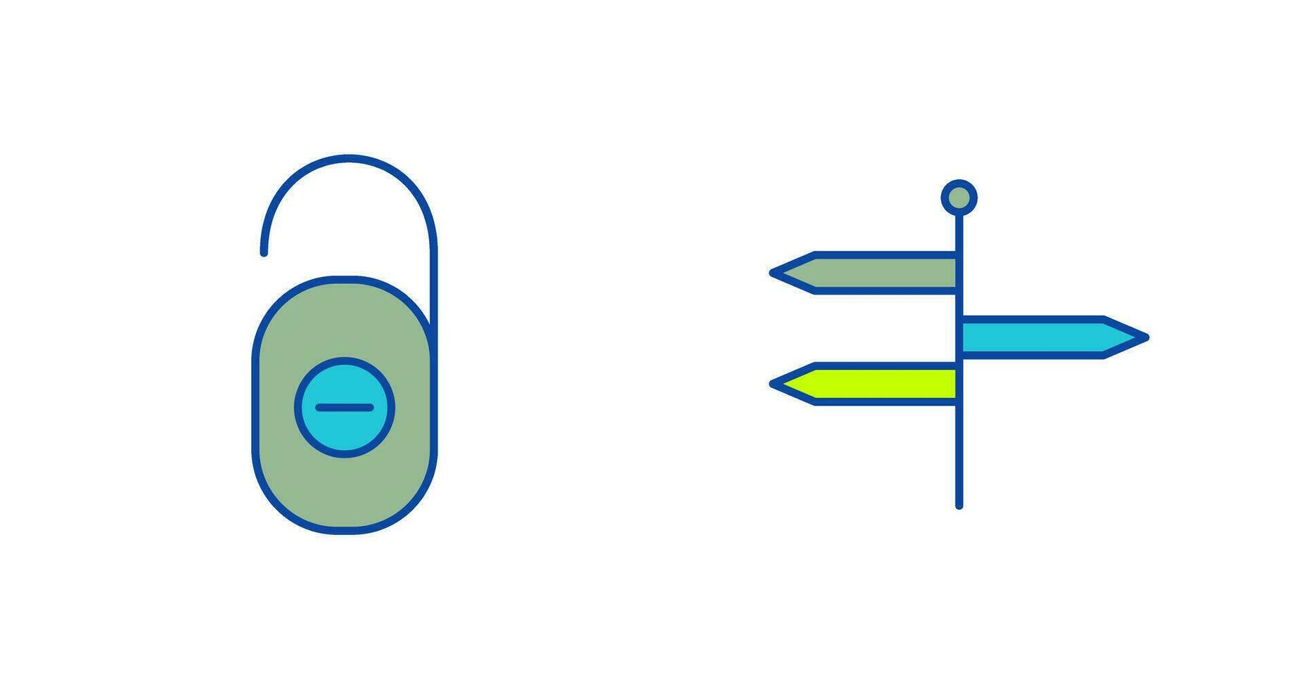 do not disturb and directions  Icon vector