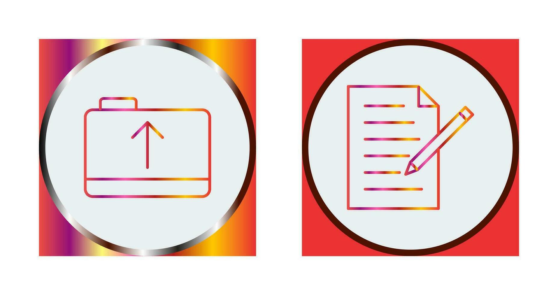 folder and edit document  Icon vector