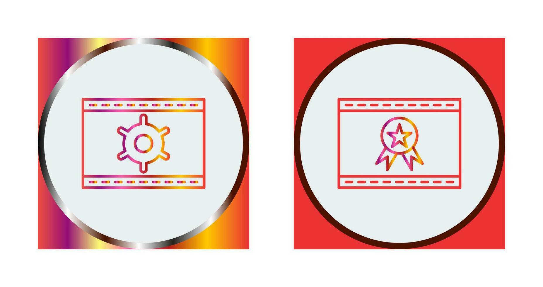 Web Optimization and Web Award Icon vector