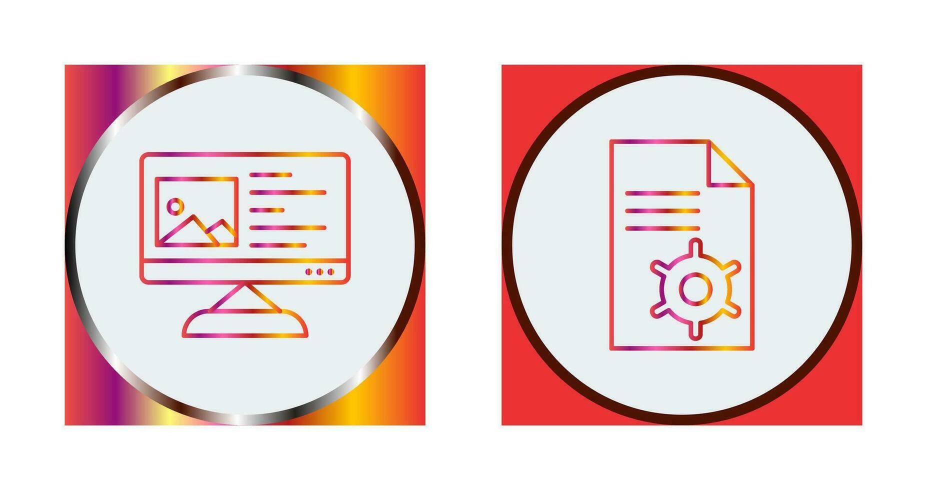 Content Planning and Content Management Icon vector