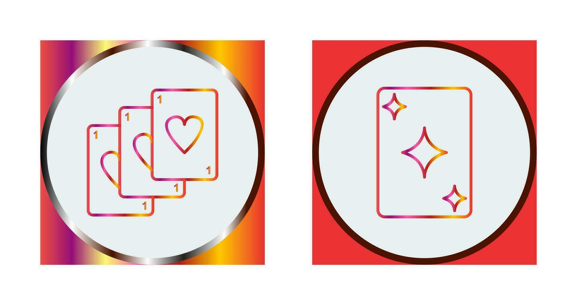 Deck of Card and Card Icon vector