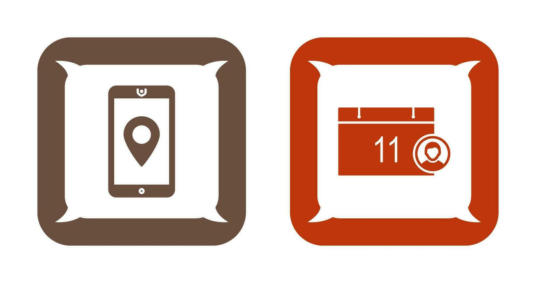 gps service and event management Icon vector