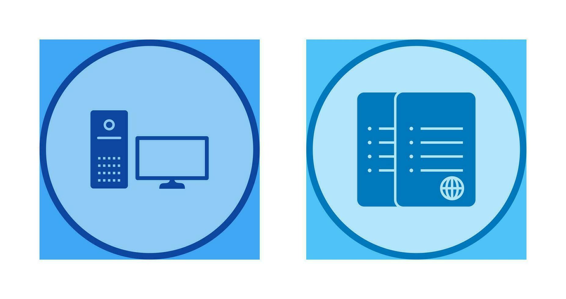 computer and corrupted data  Icon vector