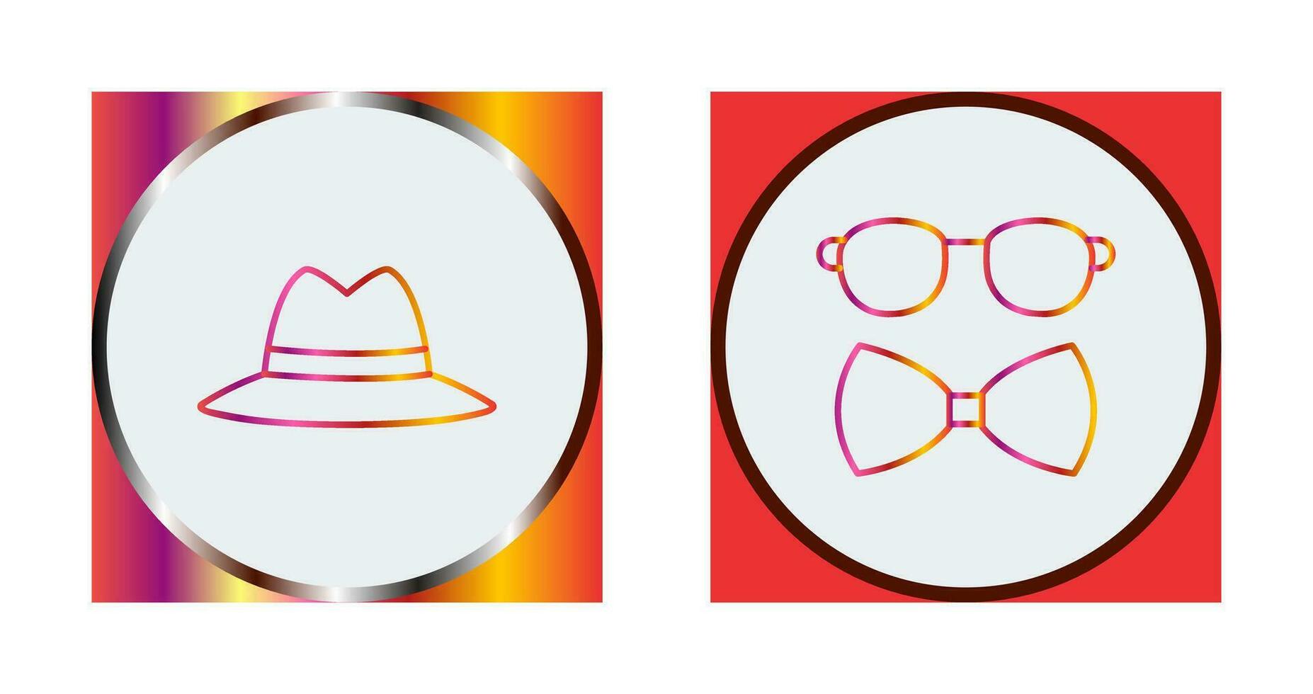 Hat and Hipster Style Icon vector