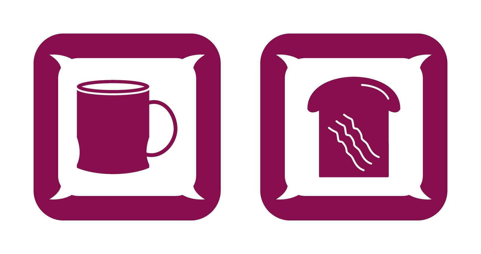 brindis y café taza icono vector