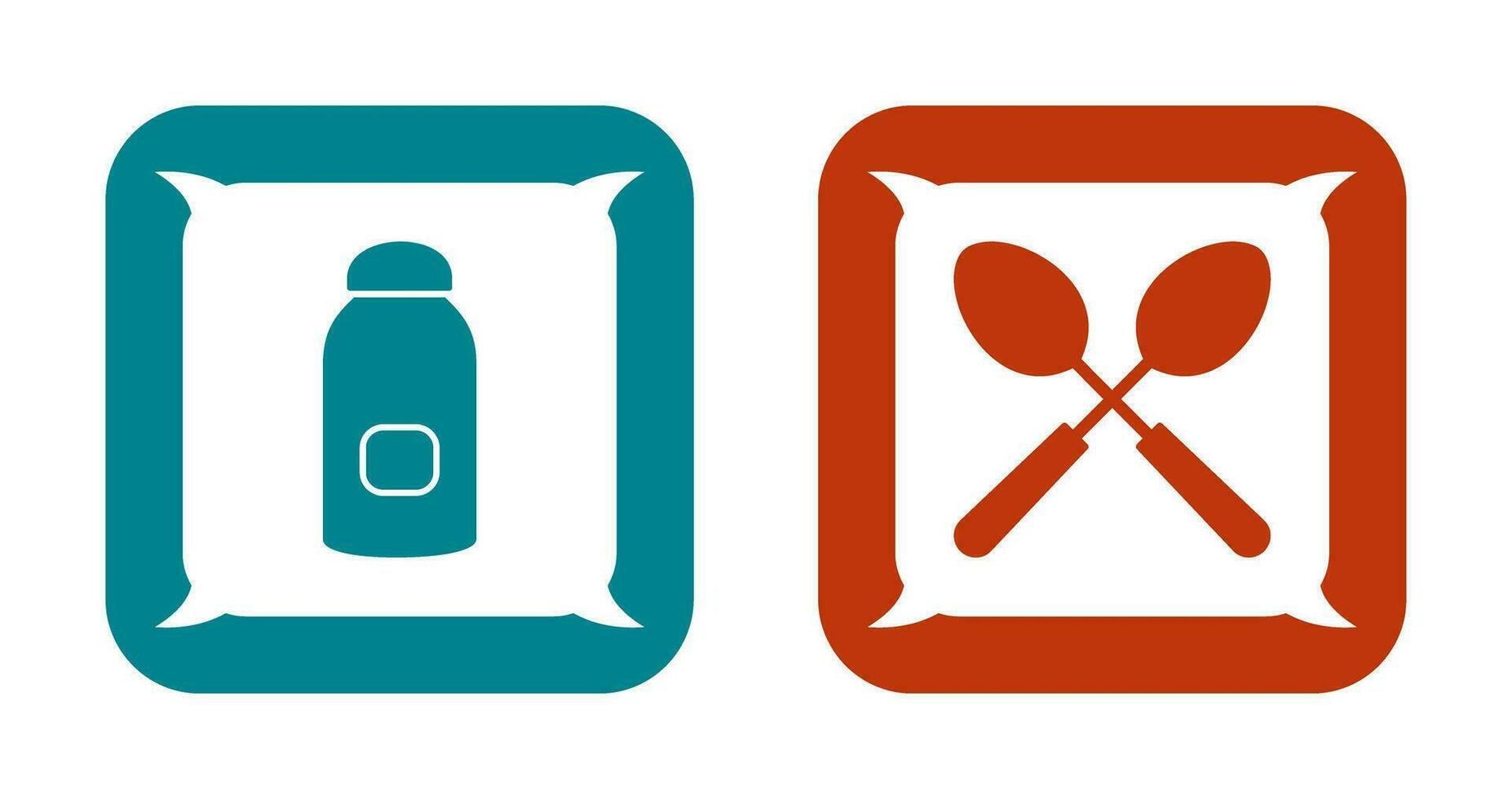 syrup and spoon Icon vector