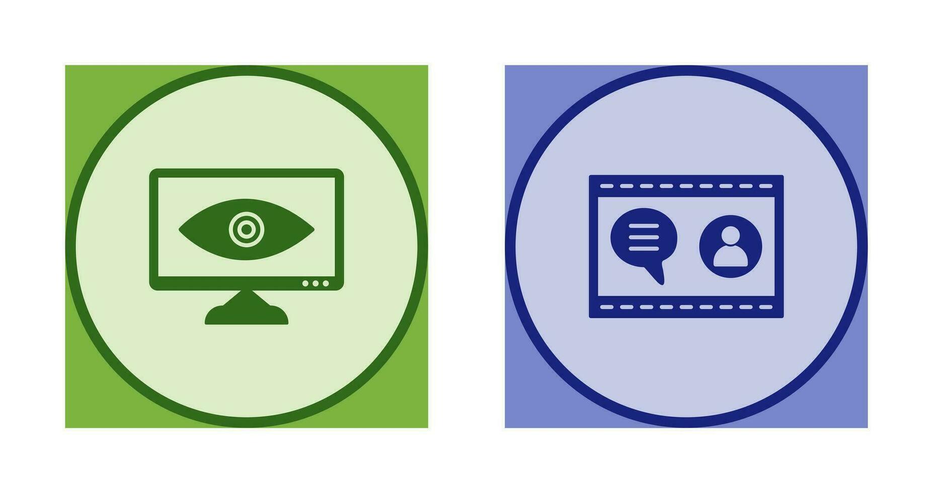 Web Visibility and Web Support  Icon vector