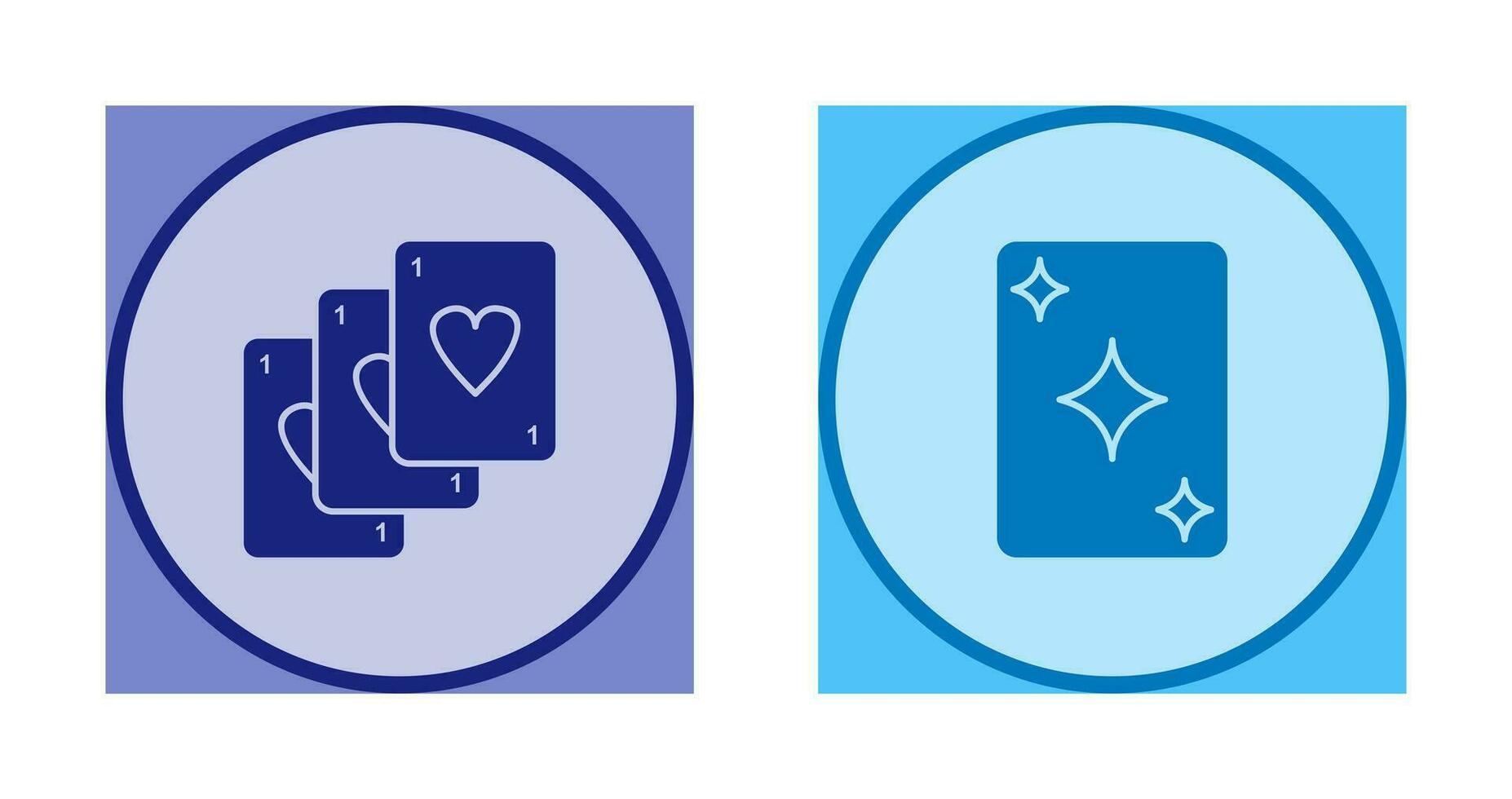 Deck of Card and Card Icon vector