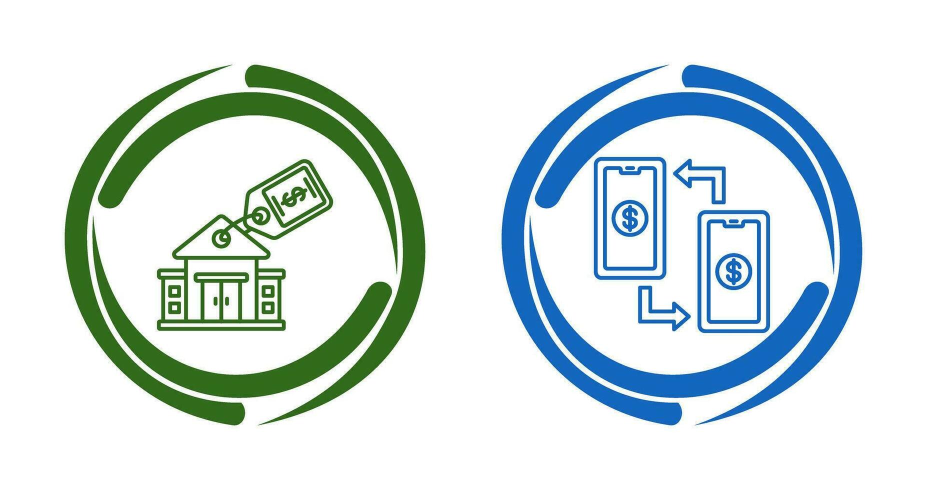 Rental and Transaction Icon vector