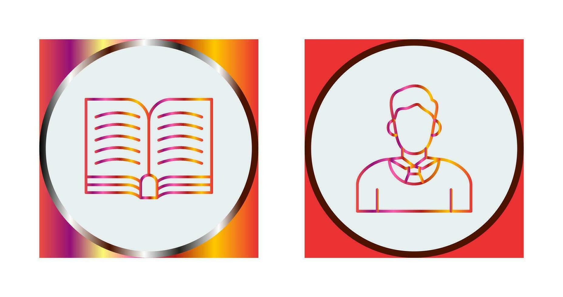 Book and Judge Icon vector