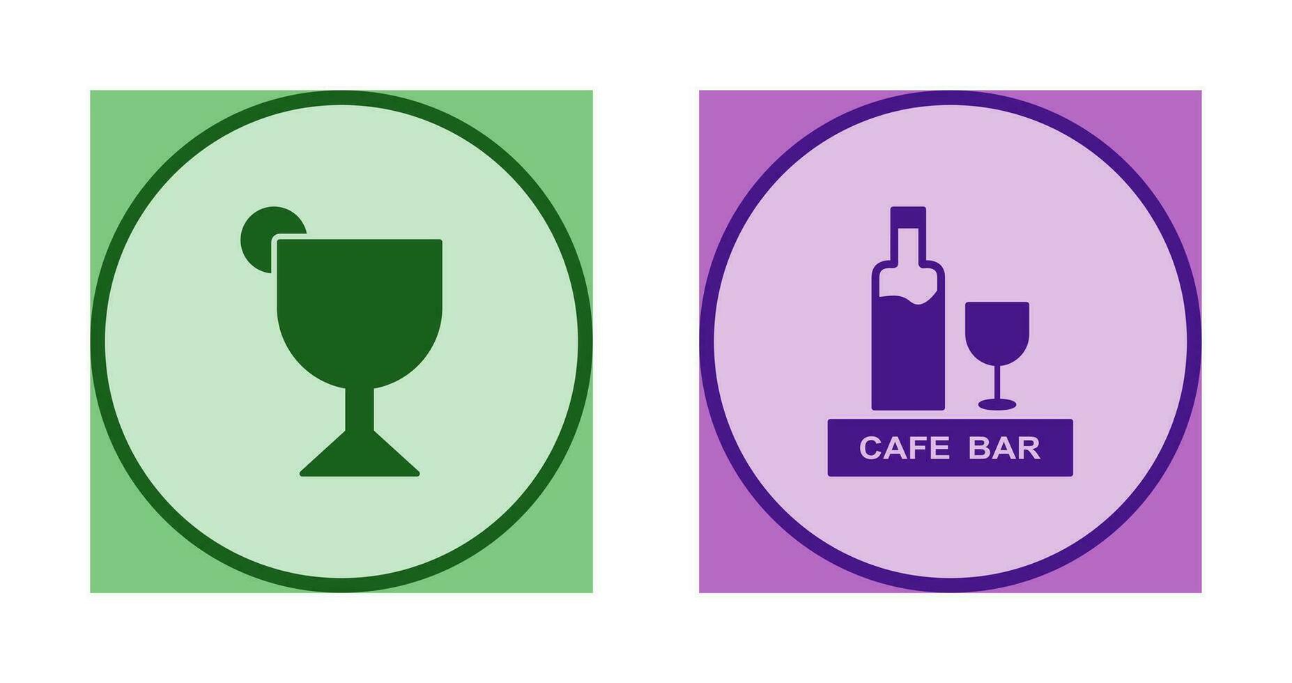 drinks cafe and sherry Icon vector