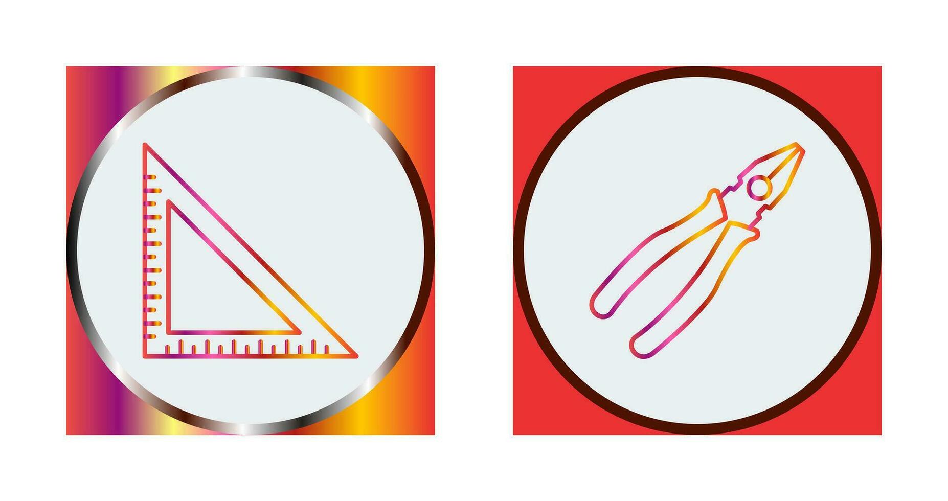 Set Sequare Icon vector