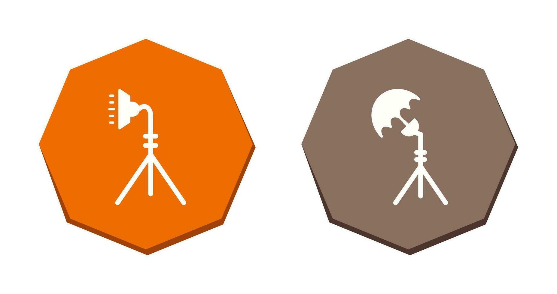 light stand and studio Icon vector