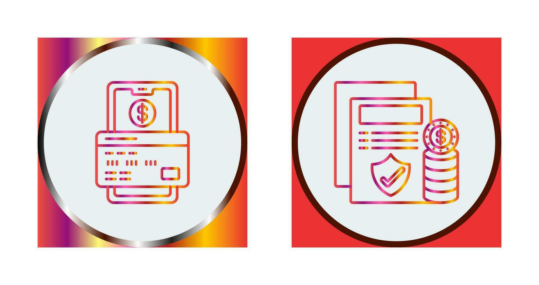 Payment and Protection Icon vector