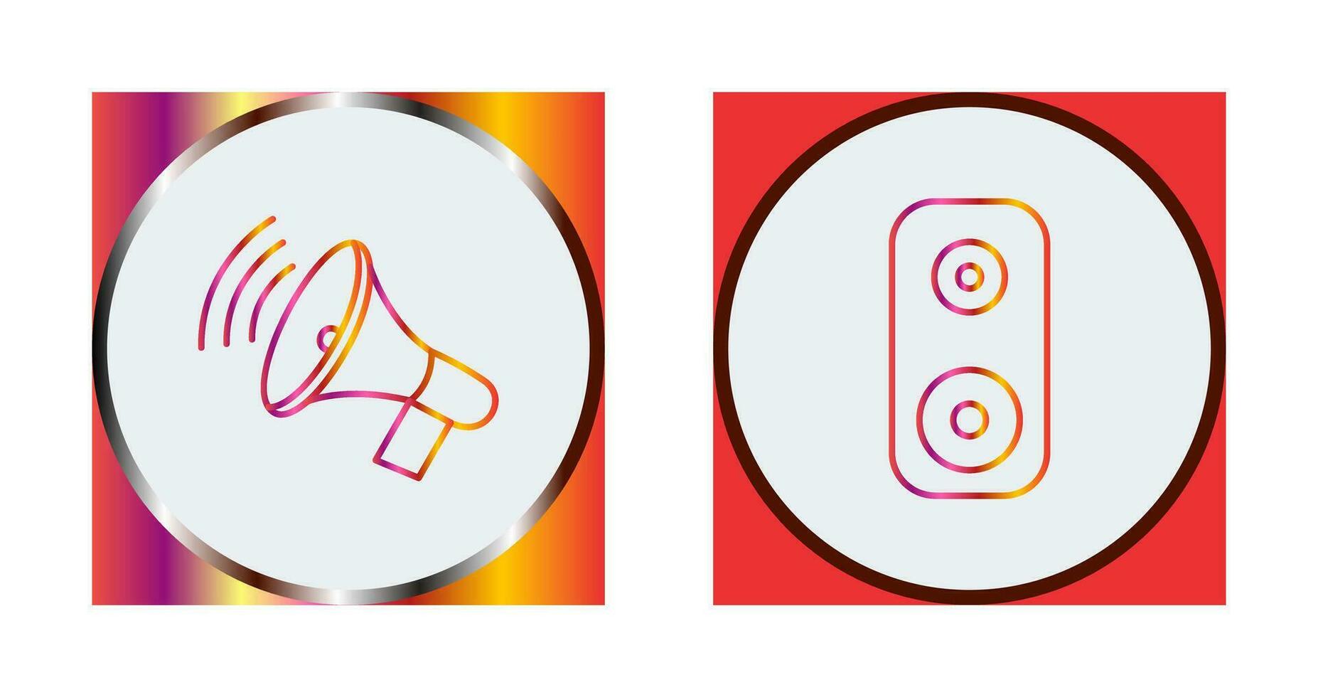 Announcing and Speaker Icon vector
