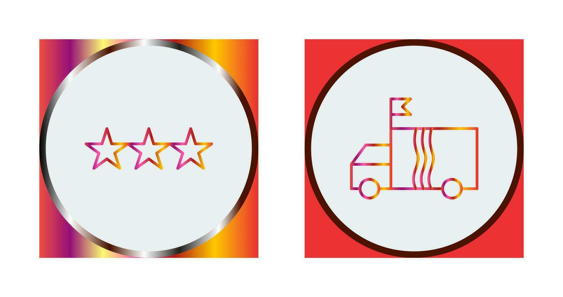 Stars and campaign Icon vector