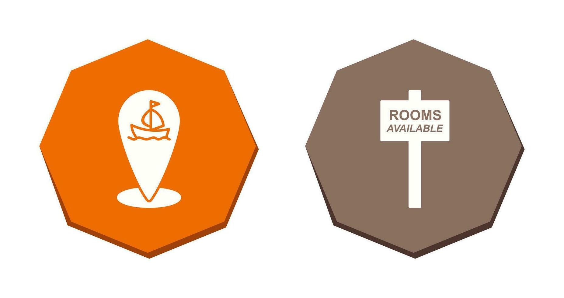 shipping location and room Icon vector