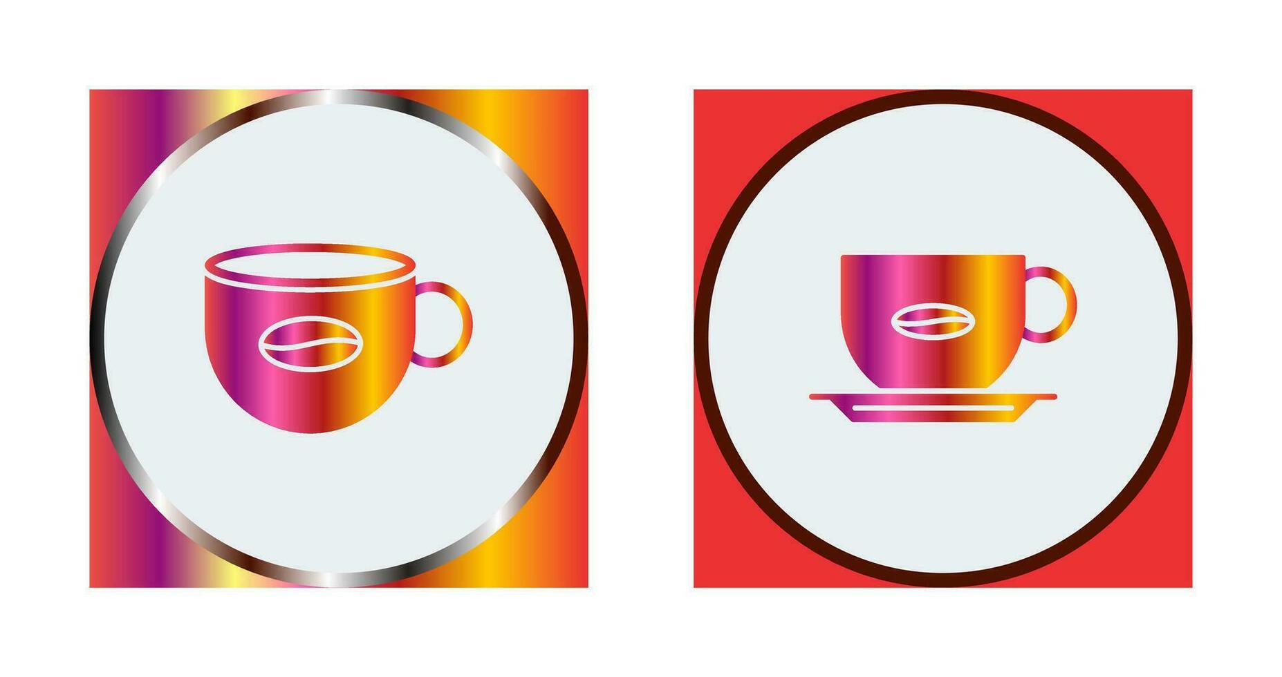 Coffee and coffee Mug  Icon vector