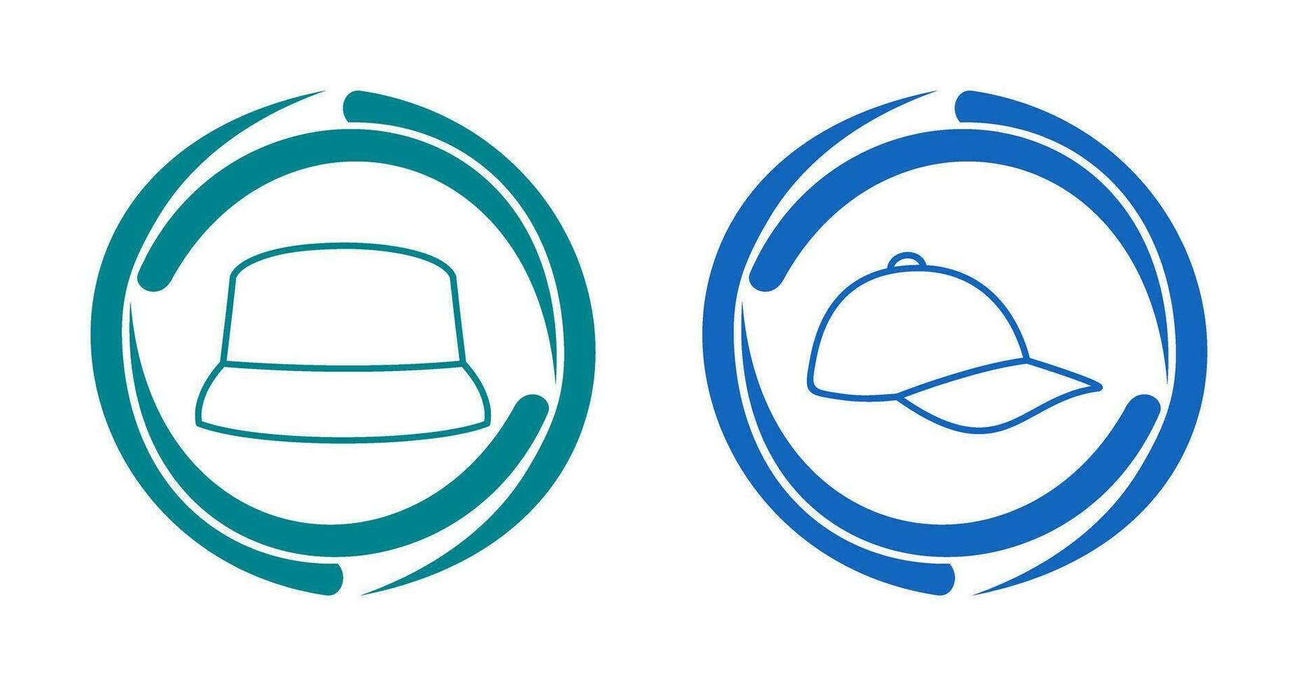 Hat and athletic Icon vector