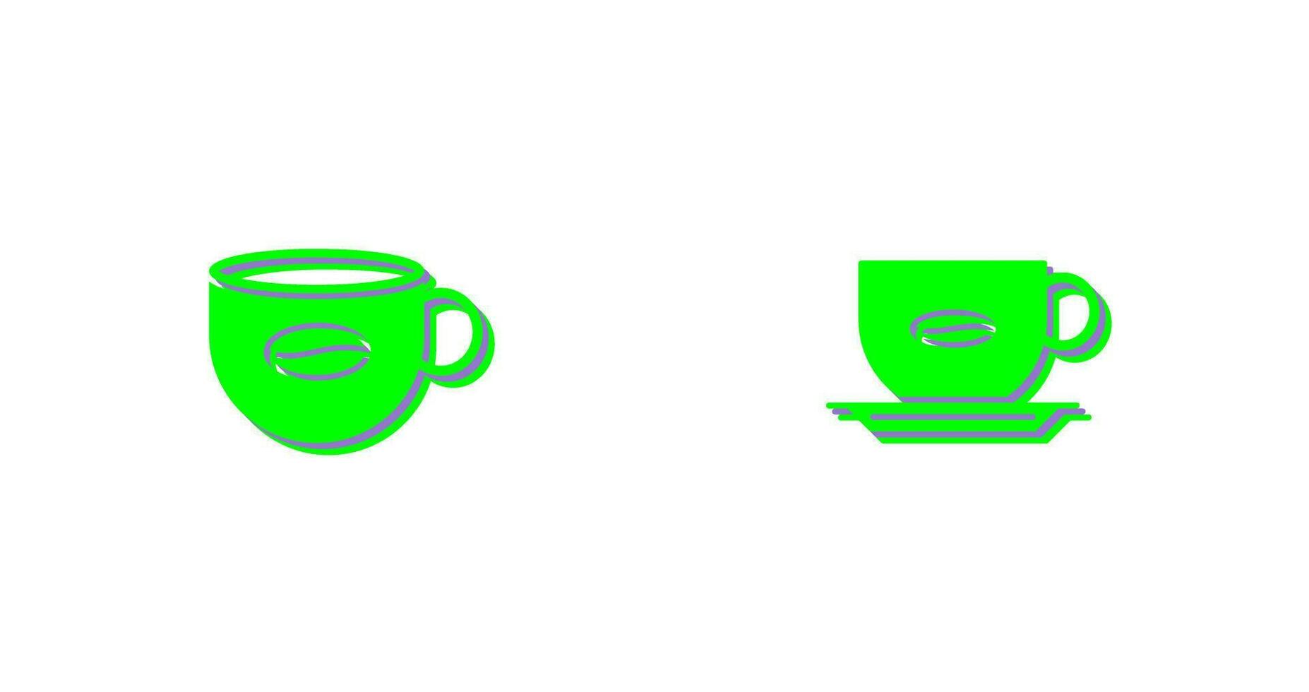 Coffee and coffee Mug  Icon vector