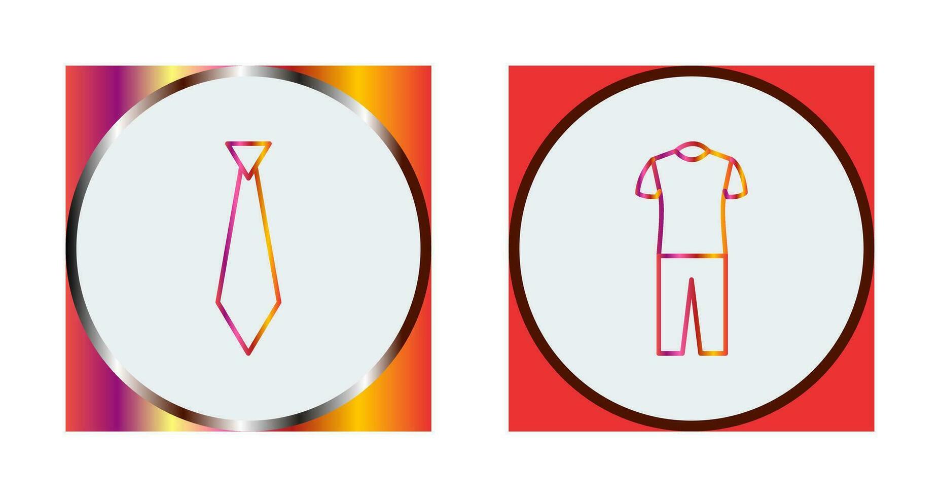 Tie and Pyjamas Icon vector