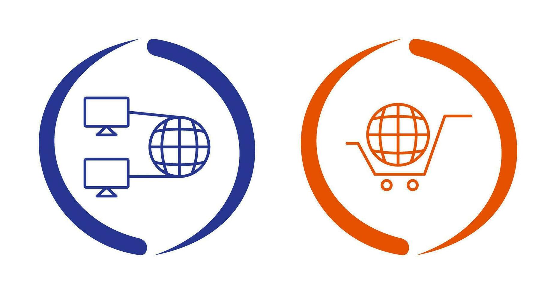Internet Connectivity and Global Icon vector