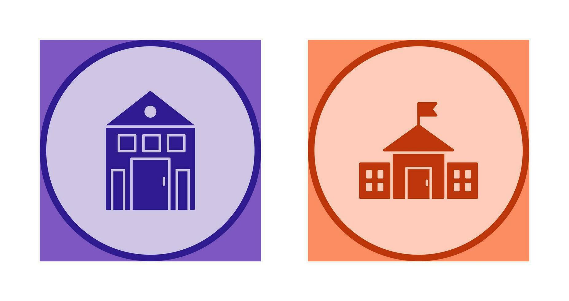 Building and Presidentitial Icon vector