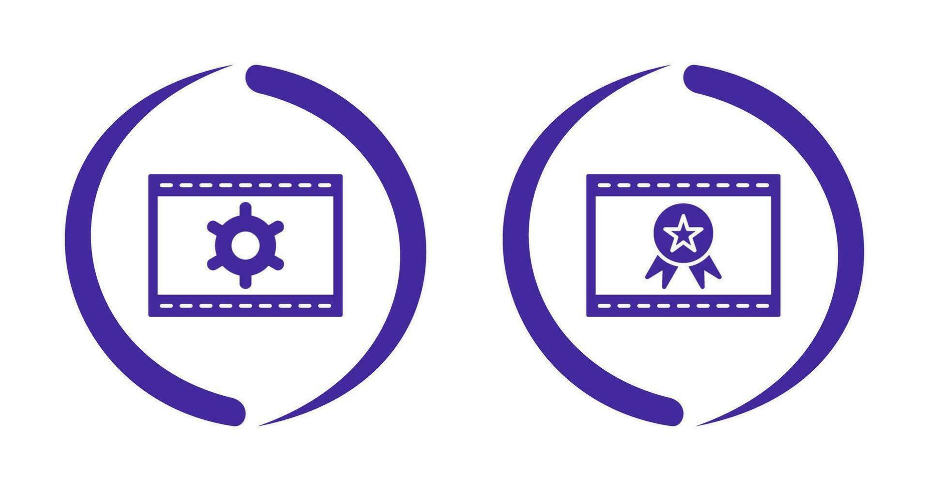 Web Optimization and Web Award Icon vector